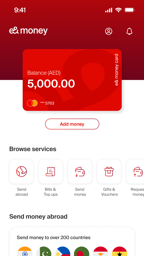 home page